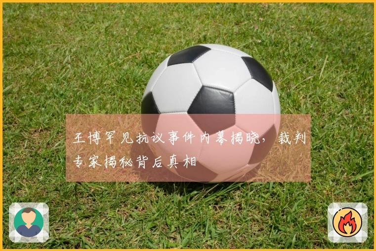 王博罕见抗议事件内幕揭晓，裁判专家揭秘背后真相
